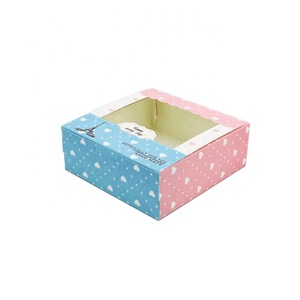 Custom Clear Pvc Front Window Toys Packaging Paper Box Christmas Gift Box
