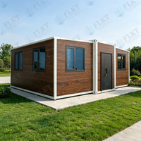 Maison conteneur extensible étanche FLKT à installation facile, garantie 2 ans, maison préfabriquée moderne, usine source, vie de luxe