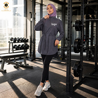 Tenue de sport islamique modeste pour femmes Zaynab, tunique ample respirante et élastique, hijab, leggings, vêtements de sport musulmans