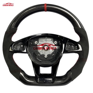 <span class=keywords><strong>Volant</strong></span> en fibre de carbone <span class=keywords><strong>Alcantara</strong></span> personnalisé en usine pour Mercedes Benz <span class=keywords><strong>AMG</strong></span> W203 W204 W205 W212 W213 CLS W218 W222 C300 - Product Image 1