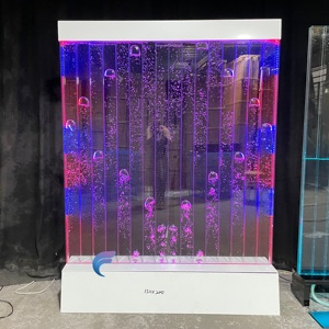 Floor Standing Home decoration panel <b>led</b> room divider water dancing bubble wall - Product Image 1