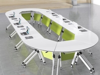 Bureau de formation pliant de bureau scolaire de haute qualité bureau de réunion de conférence pliable