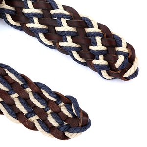 Jeans de qualité pour hommes ceintures tressées en cuir collé pour femmes vente en gros - Product Image 3