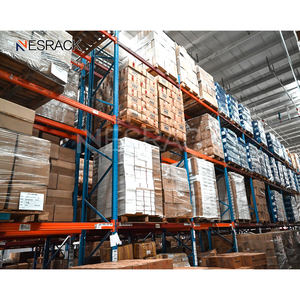 Système de rayonnage de stockage de palettes industrielles en entrepôt robuste rayonnage métallique support de palettes empilable support sans bouchon - Product Image 4