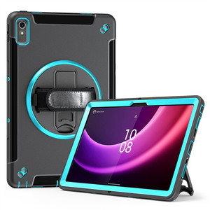 Funda Resistente a Caídas con Soporte Ajustable y Giratorio 360°, Diseño Portátil para Tablet <span class=keywords><strong>Lenovo</strong></span> P11 Gen2 de 11 <span class=keywords><strong>Pulgadas</strong></span> TB350 - Product Image 1