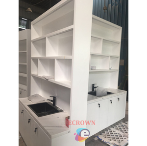 Restaurante personalizado peluca mostrador barbería muebles/centro de bolos Diseño de Interiores quiosco salón <span class=keywords><strong>corte</strong></span> para centro de entretenimiento - Product Image 5