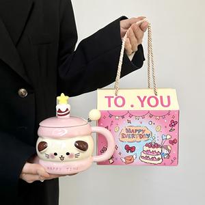 Mug en céramique de haute qualité, motif cochon, vente en gros |   Cadeau mignon pour les couples, les sœurs, les enfants - Anniversaire et souvenir - Product Image 2