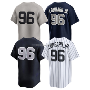 Camiseta de Béisbol Cosida para Hombre, Mujer y Jóvenes 2026, George Lombard Jr. # Talla 96 S-5XL - Product Image 1