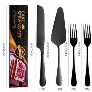 Nouveauté, écologique, durable, 4 pièces, couteau à gâteau en acier inoxydable, <span class=keywords><strong>pelle</strong></span>, spatule à <span class=keywords><strong>pizza</strong></span> - Product Image 6