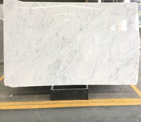 Carreaux/Comptoir en marbre blanc italien Bianco Cararra