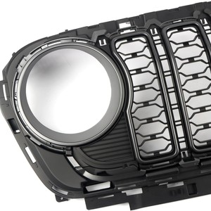 <span class=keywords><strong>Grille</strong></span> <span class=keywords><strong>de</strong></span> calandre avant avec trou pour caméra pour Jeep JL 18-24 ABS Noir mat Style 20e anniversaire - Product Image 3