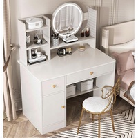 Coiffeuse en bois avec miroir pour chambre à coucher en Offre Spéciale