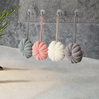 Bola Mandi Bunga Jaring Pengelupas Kulit Pouf Mandi Body Fashion Qiuman QM-0091 Ringan 0.05kg