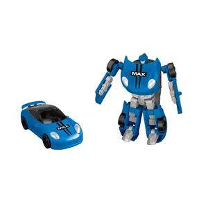 批发便宜的手动变形反式机器人玩具车儿童礼品