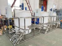 Système de dosage chimique semi-automatique, baril en PE avec pompe doseuse, résistant à la corrosion, pour les stations d'épuration des eaux usées