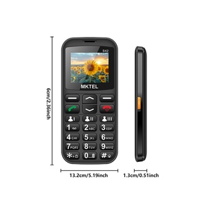 โทรศัพท์มือถือ S42 2G สำหรับผู้สูงอายุ ปุ่มกดขนาดใหญ่ ใช้งานง่าย ปลดล็อคแล้ว ใช้ซิมฟรี หน้าจอ LCD 2 นิ้ว ปุ่ม SOS แบตเตอรี่ 1800 มิลลิแอมป์ - Product Image 6