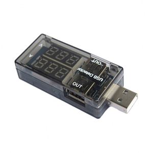 MLK màu đỏ + màu xanh hiển thị kép USB hiện tại Điện áp Meter sạc Detector Tester Pin Vôn kế Ampe kế chỉ số sạc - Product Image 1