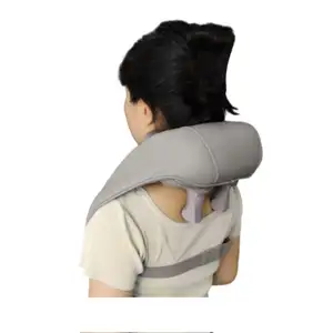 Massageador Shiatsu para pescoço e ombro, relaxamento de dor profunda muscular, controle sem fio, massageador de pescoço, ODM/OEM