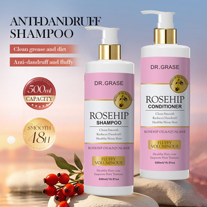 <span class=keywords><strong>Champú</strong></span> y Acondicionador Reparador de Cabello Dañado con Aceite de Rosa Mosqueta Sin Sulfatos de Marca Privada - Product Image 3