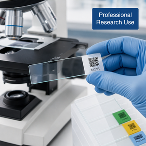 MEDONLY Portaobjetos de Microscopio de Vidrio Esmerilado a Color para Laboratorio Médico y de Patología, con Impresión por Transferencia Térmica para Identificación - Product Image 5