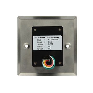 Botón de Salida Sin Contacto Infrarrojo de 86*86mm, Interruptor de Salida Sin Tacto para Interiores, Acero Inoxidable 304, Doble Alimentación, DC12V y DC24V TIMY - Product Image 3