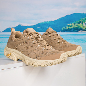 Zapatos de Senderismo Unisex Transpirables de Malla, Zapatillas de Trekking Retro con Suela Vibram Antideslizante, Ligeras para Caminar al Aire Libre - Product Image 4