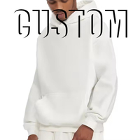 Sweat-shirts à capuche pour hommes grande taille, polaire, pull à épaules tombantes, streetwear, lourd, personnalisable, surdimensionné, sweat-shirt pour hommes