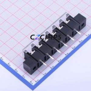 KF48CM-9.5-6P Barrier Terminal Block Through hole Component (THT),P=9.5mm Connector With Cover Plate 9.5mm 1x6P Straight Pin - Product Image 2