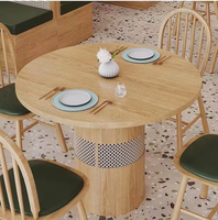 Ensemble de meubles de restaurant en bois massif, table de restaurant et chaise table de café et chaise ensemble de meubles de salle à manger meubles de café