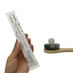 Hotel biodegradabile naturale naturale sbiancamento dei <span class=keywords><strong>denti</strong></span> idrossiapatite dentifricio Chewable compresse con sacchetto Kraft pacchetto <span class=keywords><strong>per</strong></span> il viaggio - Product Image 4