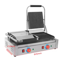 Grill Panini Professionnel Double Face à Induction de Haute Qualité pour la Vente en Usine – Presse à Sandwich et Plaque de Cuisson Intégrée
