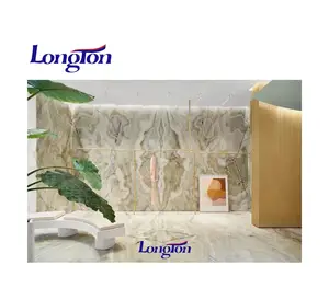 Book Match Luxury Stone White Light Green Onyx Slab Natural Marble Price Jade Onice Marbre Polish Decorative Wall Cladding Tile