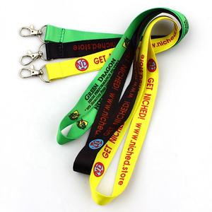 Venta al por mayor de encargo del medio ambiente fresco de poliéster Cordón de cuello de la correa de sublimación y Offset/Digital Logo Opciones de impresión - Product Image 4