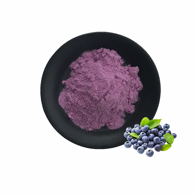 Pure nature blueberry extract blueberry concentrated powder blueberry fruit powder