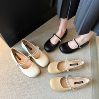 Nouvelles chaussures Mary Jane rétro pour femmes printemps-automne, polyvalentes, légères, à bout ouvert, sandales décontractées