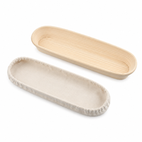 Panier de levage en rotin naturel fait main pour boulangeries, importateurs et distributeurs B2B
