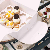 Boîte cadeau de Noël pour chocolats, boîte d'emballage pour bonbons, boîte d'emballage pour cupcakes, boîte d'emballage alimentaire, boîte cadeau pour le thé de l'après-midi