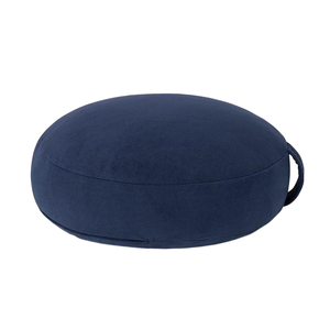 Housse de coussin de méditation ronde en microfibre suédée lavable avec fermeture éclair, douce et durable, petite et portable - Product Image 2