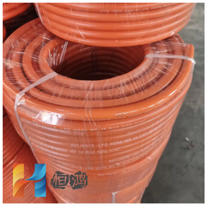 خرطوم مطاطي NBR مرن عالي الجودة توصيل خرطوم غاز البترول المسال برتقالي مقاوم للزيت - Product Image 4