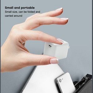 KFLY Gan-شاحن الهاتف المحمول الأمريكي, شاحن بهيكل مربع ، موصل usb من النوع C <span class=keywords><strong>A</strong></span> - Product Image 4