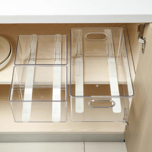 Boîte de rangement multifonctionnelle pour accessoires, avec rails de glissière pour tiroirs DIY et organisateur de placard - Product Image 4