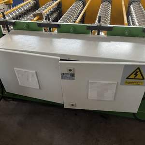 멕시코 PPGI 아연도금 강판 온둘라도 0-100 지붕 타일 제조기 7/8인치 골판지 지붕 벽판 롤 성형기 - Product Image 4