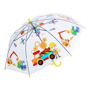 ร่มใสพิมพ์โลโก้สำหรับเด็ก ขนาด 19 นิ้ว สำหรับโฆษณา ขายส่ง - Product Image 1