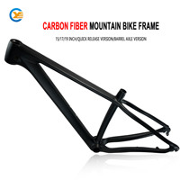 Prix usine version à dégagement rapide cadre en fibre de carbone VTT cadre de vélo de montagne 27.5 carbone