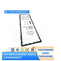 YANN'S 4688631 468-8631 Kit Gasket Blok dan Bak Oli - Struktur Bawah Tengah untuk Genset Cat C15 C18