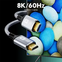 Kabel HDMI 4K Kustom Kabel Audio Video HDMI 2.0 Kabel HDMI Pria KE Pria untuk Proyektor HDTV