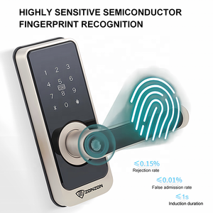 Cerradura Inteligente Con Wifi Rfid Ic carte combinaison sans fil empreinte digitale serrure de porte Tuya TTlock App pêne mort serrure de porte intelligente - Product Image 5
