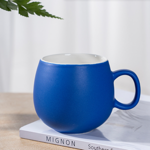 Mug en céramique à grande capacité, émail mat en porcelaine sublime multicolore, compatible lave-vaisselle et micro-ondes, cadeaux d'affaires, logo personnalisé, simple - Product Image 3