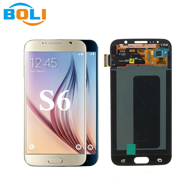 100% Original LCD Display for Samsung Galaxy S6 LCD Screen for Samsung G9200 Lcd Original with Framed Screen Replacement