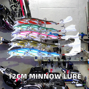 12cm ABS Minnow <b>Fishing</b> Lure Hard Plastic Pesca Lure Group Bait for Snapper Bass Trout Shark River Lake Stream <b>Float</b> <b>Fishing</b> - Product Image 2